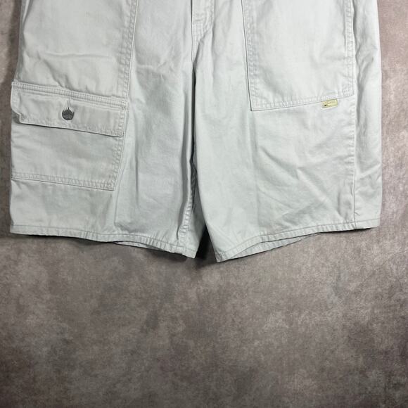 Vintage Levi's Slivertab Shorts Mens 34 Khaki Cargo 90s Y2K Skater Grunge Retro - Picture 3 of 8